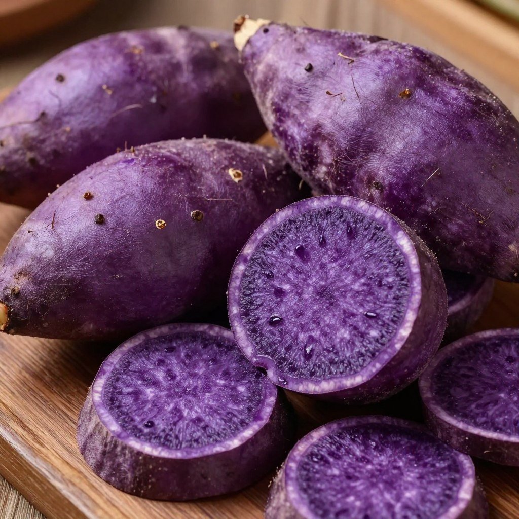 Okinawan purple sweet potatoes Okinawan purple sweet potatoes