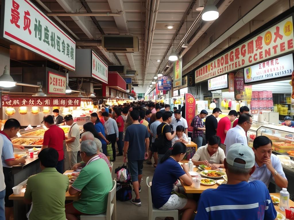 Old Airport Road Food Centre, recommended in Singapore travel guide