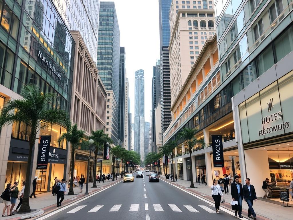 Orchard Road shopping and hotels, featured in Singapore travel guide