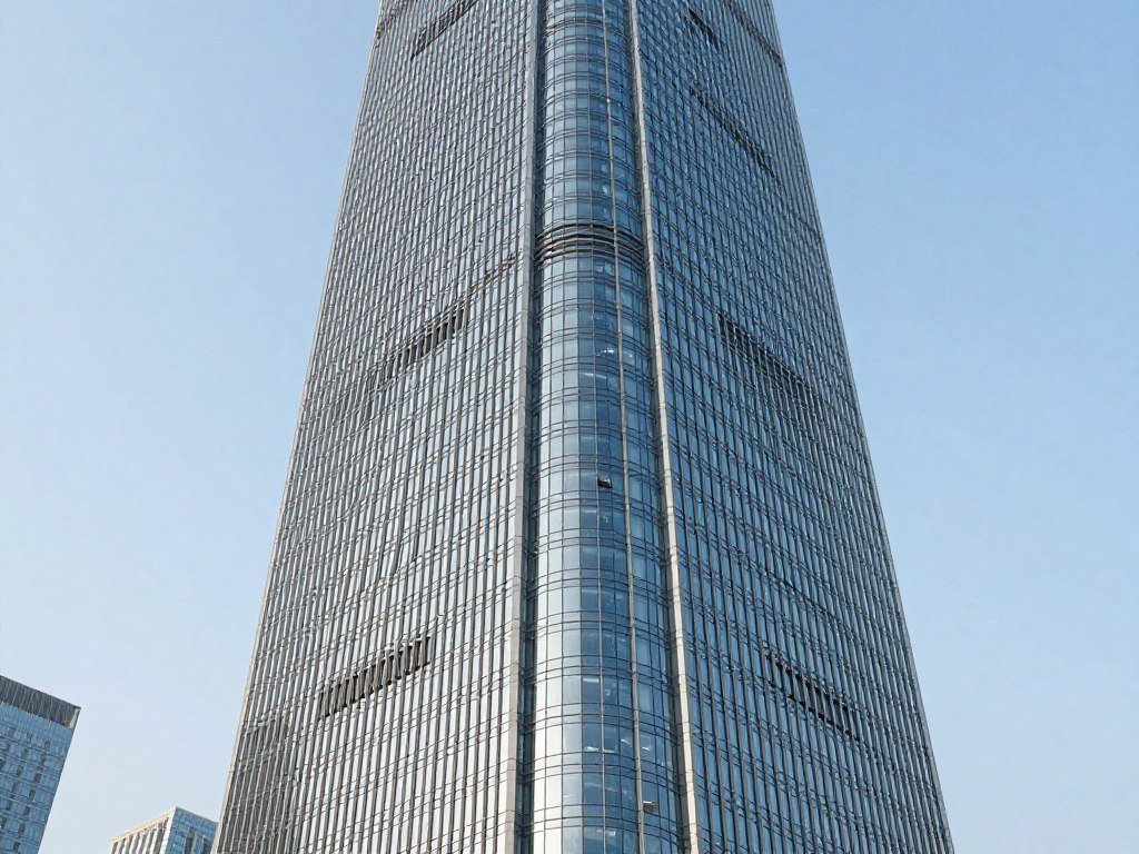 Park Hyatt Beijing modern hotel exterior in CBD Park Hyatt Beijing modern hotel exterior in CBD