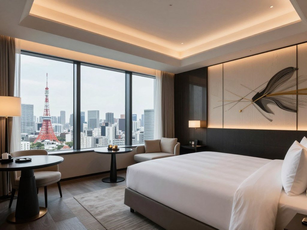 Park Hyatt Tokyo luxury hotel room with Tokyo views