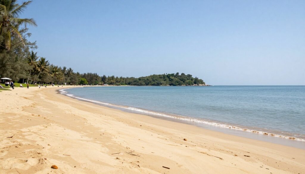 Peaceful Bai Dai Beach with soft sand and calm waters
