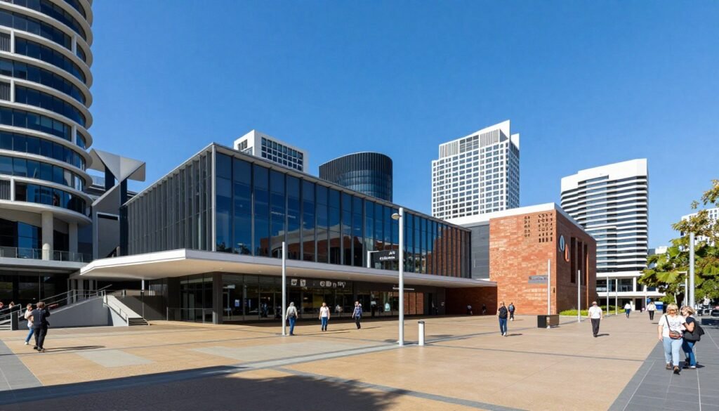 Perth Cultural Centre with Art Gallery and modern architecture