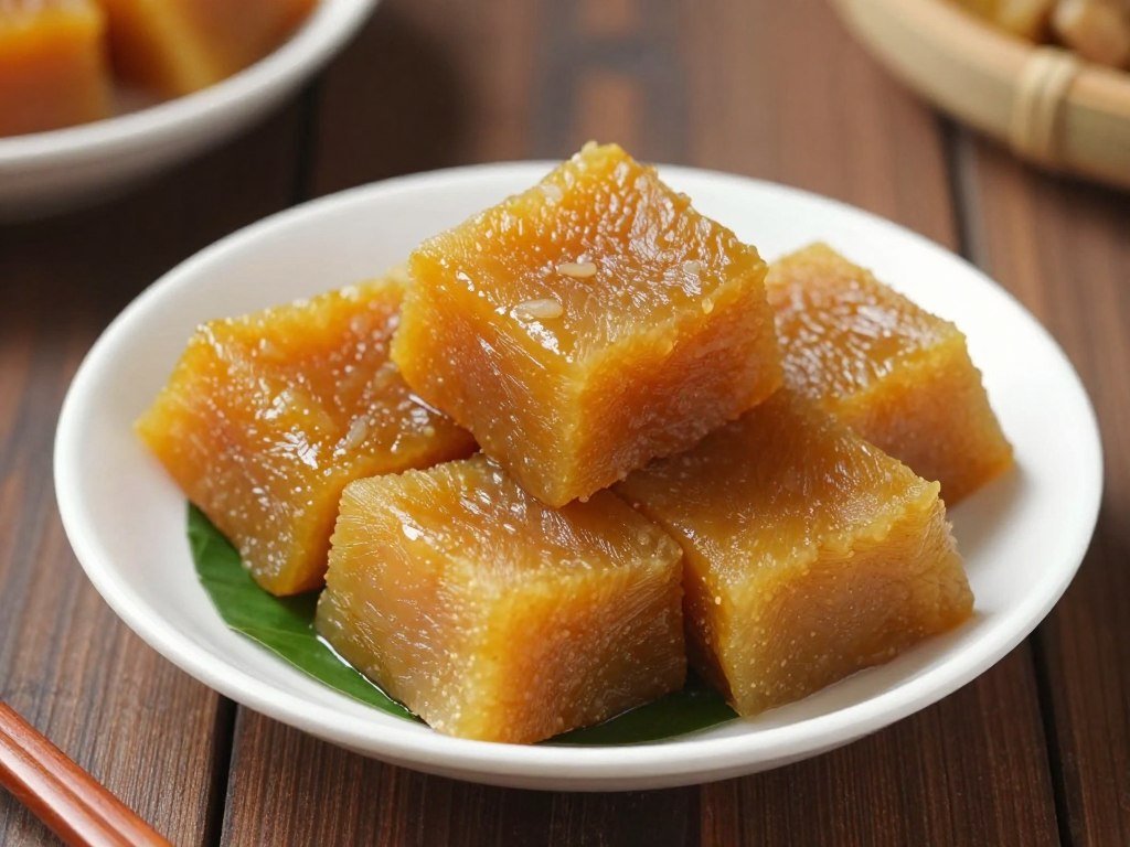 Peuyeum fermented cassava traditional West Java dessert