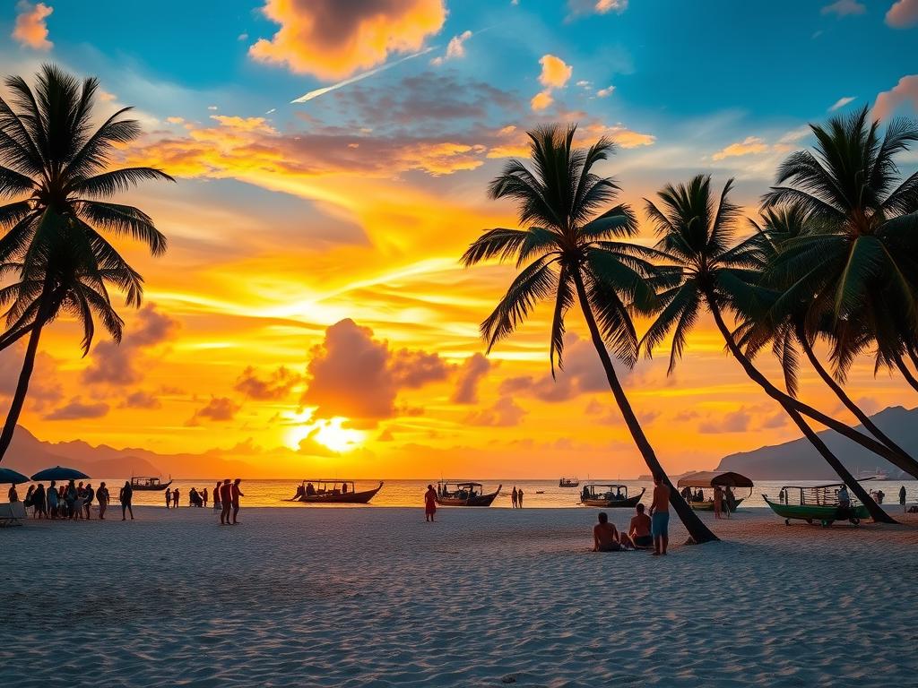 Phuket beach sunset Thailand Travel Guide
