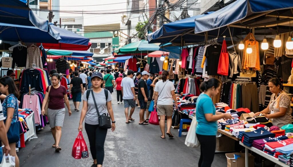 Pratunam market in Ratchathewi Bangkok