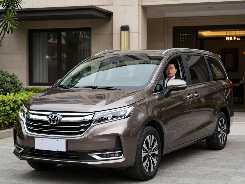 Private car and driver waiting outside Bandung hotel