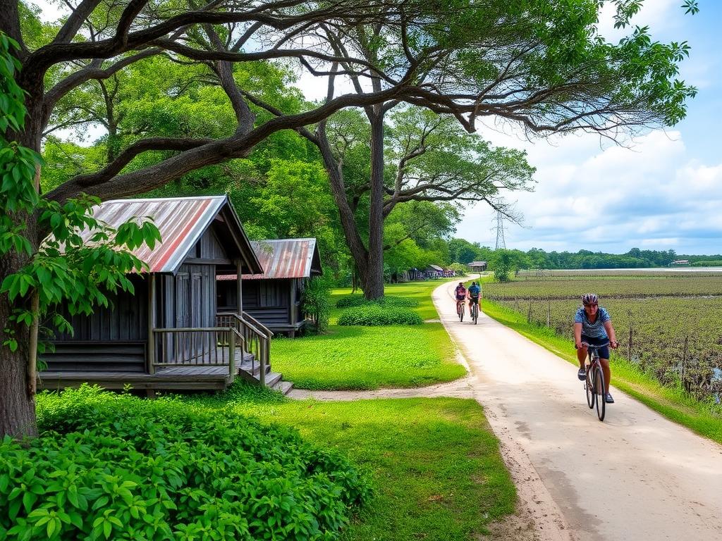 Pulau Ubin island, a day trip destination featured in Singapore travel guide