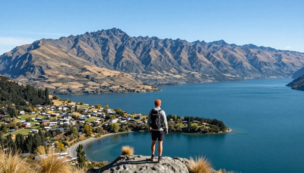 Queenstown lake and mountains adventure activities