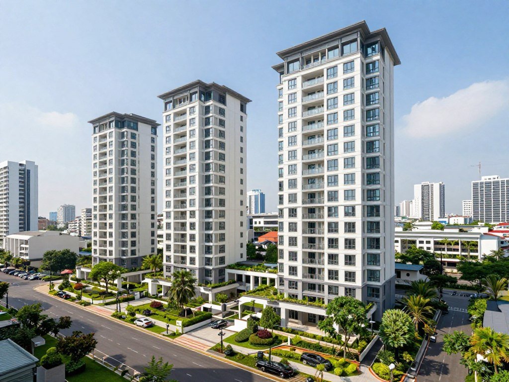 Residential condominiums in Bang Kapi Bangkok