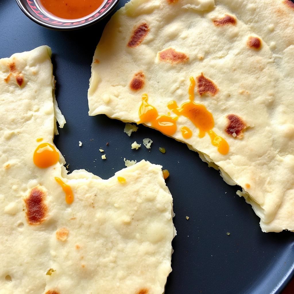 Roti Prata with curry, a popular Singapore Indian-influenced dish in Singapore travel guide