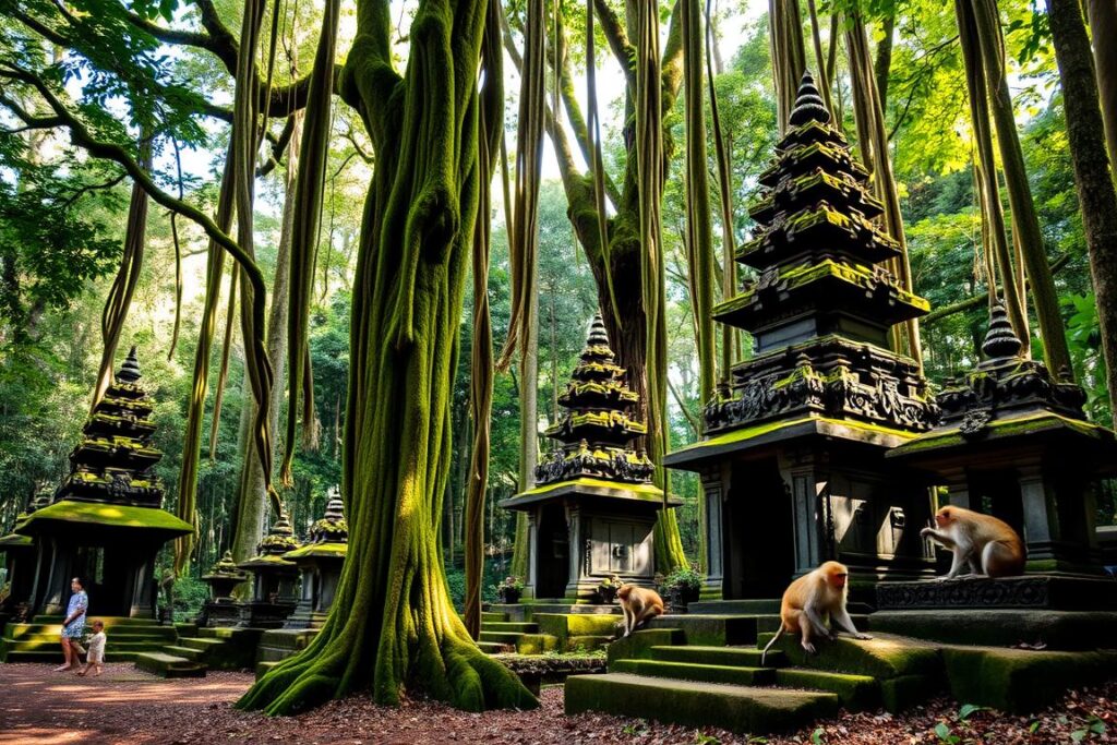 Sacred Monkey Forest Sanctuary in Ubud, Bali