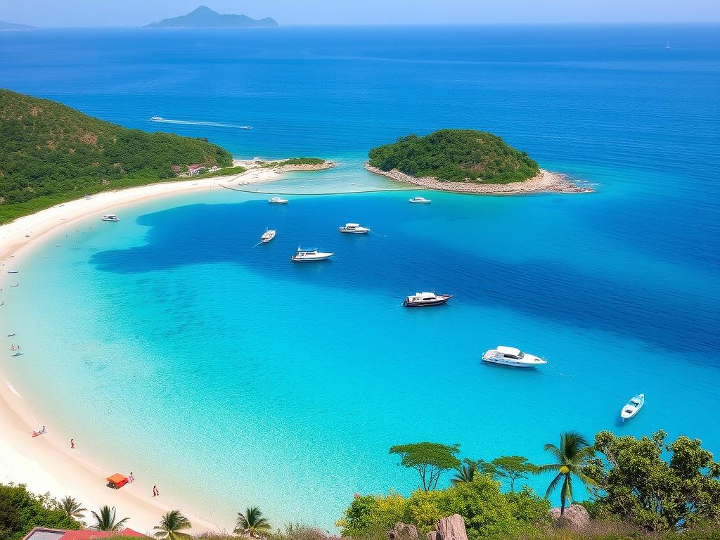 Sai Kung's clear waters and beaches, a natural getaway mentioned in a Hong Kong travel guide