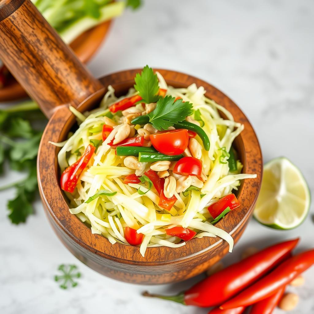 Som Tam papaya salad Thailand Travel Guide