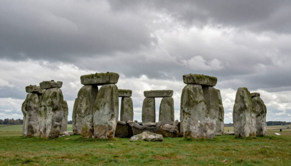 Stonehenge prehistoric stone circle monument on Salisbury Plain