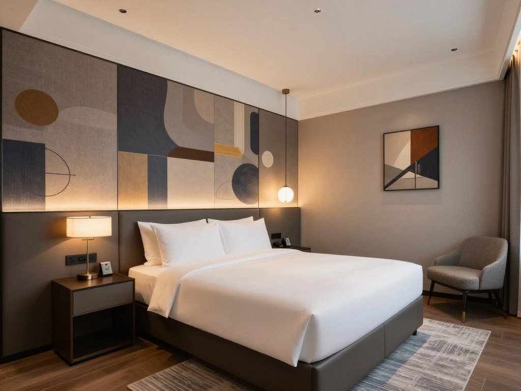 Stylish room at Hotel Resonance Taipei with design elements