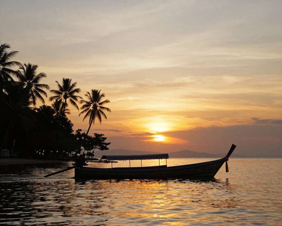 Sustainable travel Thailand sunset eco-tourism future responsible tourism
