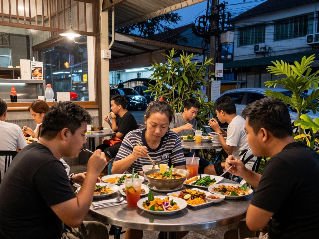 Thai restaurant in Huai Khwang Bangkok