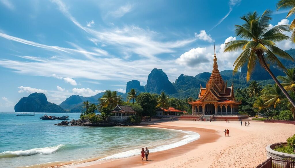Thailand temples and beaches