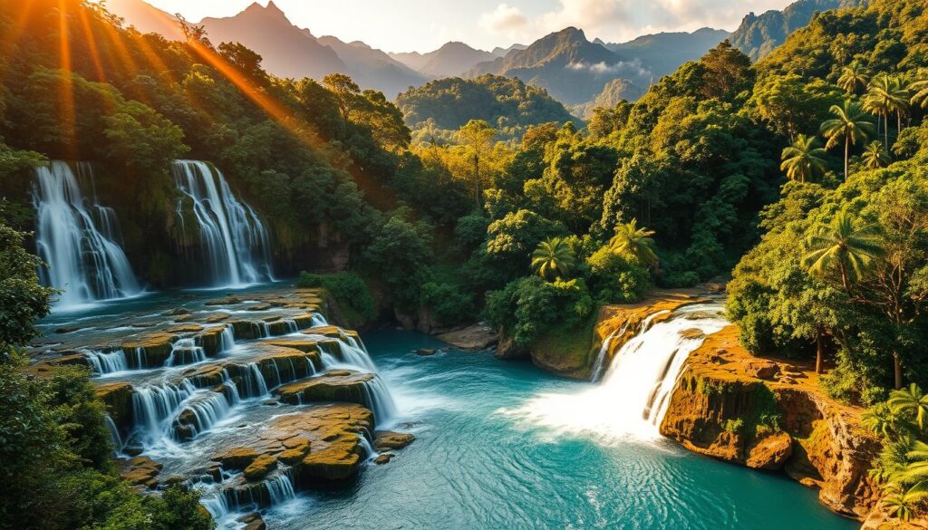 Thailand waterfalls national parks