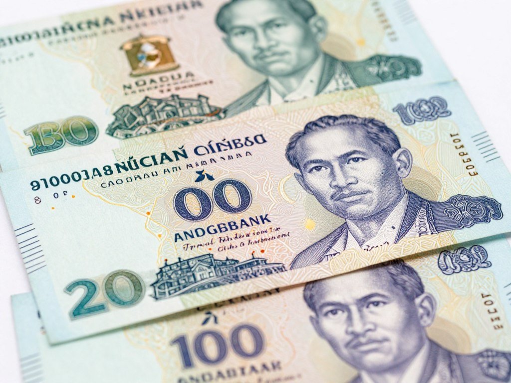 Vietnamese dong currency notes in various denominations