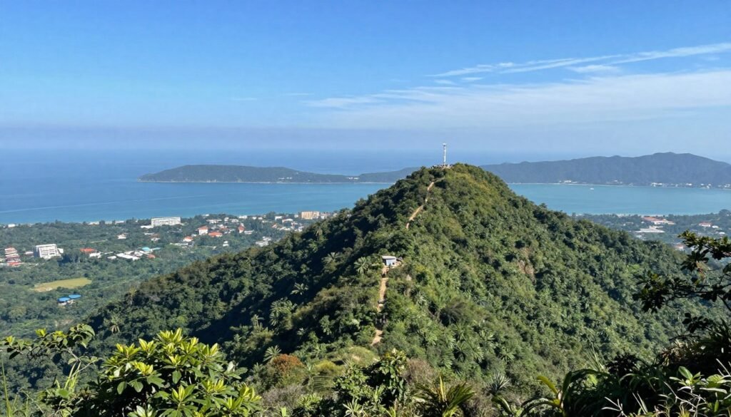 View from Mount Santubong summit