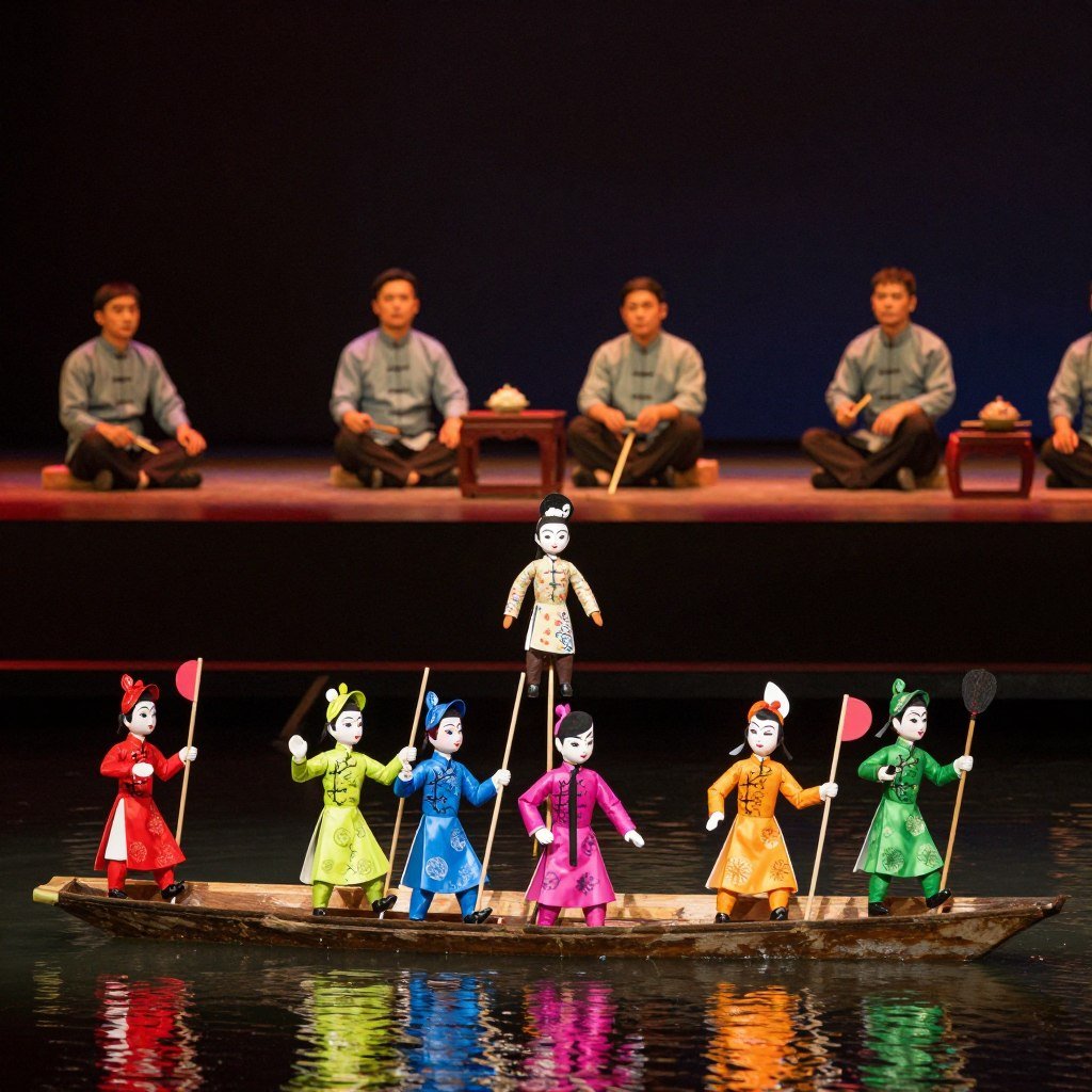 Water puppet show performance Water puppet show performance